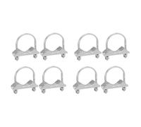 8 Set di Morsetti per Tubi 'Albero 'Antenna con Blocco Ganascia Un V E Bull7900