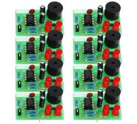8 set Kit di Pratica Saldatura Circuito Multivibratore LED | Scheda Pcb 3,6x2,6x0,1cm, per Maker e Hobbyisti, Esercitazioni in Workshop e Didattica Stem