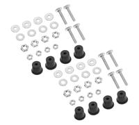 8 Set Rocker per Lavatesta con Fissaggio, da 8, Nero