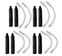 8 Set Tubo Flessibile per Freno a V, Freno Bici Noodle, Bike Curva Tubo Copertura per Frenata Fluida ed Efficiente