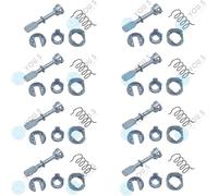 8 Set You.S Originale Blocco Cilindro Anteriore Destro per VW Polo (6N2)