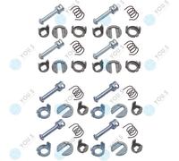 8 Set You.S Rep.Blocco Cilindro Anteriore Sinistro Destro per BMW 3 Touring E46