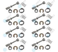 8 Set You.S Riparazione Cilindro Anteriore Destro per VW Caddy II - 6K4837223A