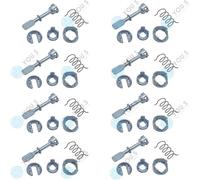 8 Set You.S Serratura Blocco Cilindro Anteriore Sinistra per VW Polo Box 6NF
