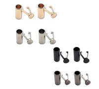 8 Sets 4 Colori Punte per Lacci Leghe di qualità Consigli per I Lacci delle Scarpe丨Testa e Corde per Lacci Riparazione Scarpe、Fai-da-Te、Decorazione etc