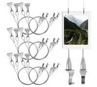 8 Sets Attaccaglie Per Quadri Ganci Appendere Resistenti Appendiabiti