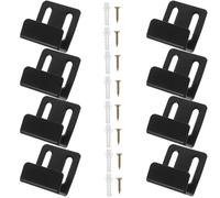 8 Sets Ganci Per Specchi Grucce Piastrelle in Ceramica Staffe Specchio