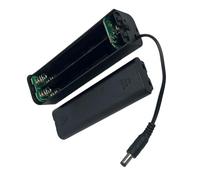8 Slot 2A Battery Box Con Interruttori di Alimentazione E Copertura Antipolvere Con DC5521 Power Connetion Electronics Battery Holder Con Coperchio