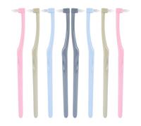 8 spazzolini singoli trapuntati, spazzolino singolo morbido interspazio, spazzolini ortodontici per la pulizia dei dettagli, spazzolino da denti con bretelle, spazzolino da denti a ciuffo, per una