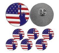 8 spille con bandiera americana, spilla smaltata patriottica per il Giorno