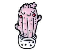 8 spille da bavero smaltate per piante - cactus e aloe vera spilla, Klein, Metallo non prezioso