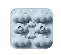 8 stampi a forma di nuvole cava per fondente per decorare stampi in silicone per pasticceria, caramelle al cioccolato, muffa, stampo per la cottura del silicone per decorazioni Gli stampi da