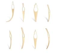 8 strumenti ad incastro per locs, strumento di bloccaggio dei capelli, strumento di ritiratura, strumento di bloccaggio Loc, strumento micro locs per riparazione dei capelli, accessori per stringere e