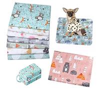 8 Stück Baumwollstoff Patchwork Stoffe Paket Meterware Stoffe 100% Baumwolle Stoff Cartoons Gedruckt Craft Stoffe für Handwerken Nähen DIY Stoffstücke Alle Arten von Kleinen Handgemachten 50 x 40cm