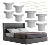 8 supporti angolari per lenzuola, clip per lenzuola, cinghie per lenzuola, con blocco in posizione, fermo e stretto, clip per lenzuola per dormienti laterali e partner irrequieti