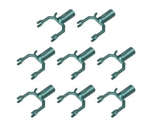 8 supporti per piante in alluminio per alberi da frutto, supporto per stampelle per rami resistenti e paletti per alberi giovani, forchetta da giardino all'aperto, puntello per frutteto e vigneto
