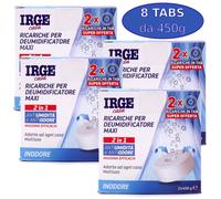 8 Tabs Ricarica Universale Deumidificatore Assorbi Umidità INODORE LAVANDA 450 g