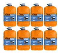 8 Taniche Combustibile Liquido Stufe Portatili 20L Paraffina Premium