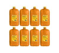 8 Taniche PET Riciclabile 10L Combustibile Liquido Paraffina per Stufe