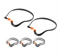 8 tappi per le orecchie, riutilizzabili, lavabili, con punte in silicone, protezione dell'udito