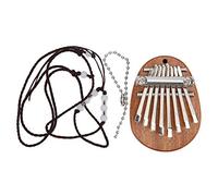 8 tasti Mini Kalimba, pianoforte portatile per dito strumento musicale fatto a mano squisito pianoforte per pollice con dito Marimba musicale buon accessorio ciondolo regalo per bambini e adulti Princ