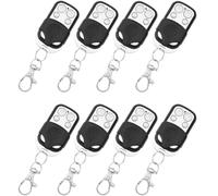 8 Telecomandi Universali per Cancelli 433,92 MHz - Compatibili con Codici Fissi e di Apprendimento - NO Batterie - NO Rolling Code - Facili da Clonare per Garage Cancelli Allarmi