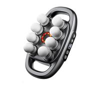 8 teste di massaggio massaggiatore muscolare pistola 3 modalità, massaggiatore cervicale, massaggiatore portatile elettrico per alleviare il dolore alla schiena (nero)