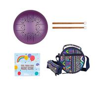 8-Tone Acciaio Tongue Drum C Chiave Strumento A Percussione Handpan Tamburo Unico 12 Zodiac Drum Per Principianti Bambini
