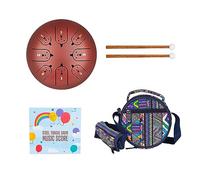 8-Tone Acciaio Tongue Drum C Chiave Strumento A Percussione Handpan Tamburo Unico 12 Zodiac Drum Per Principianti Bambini