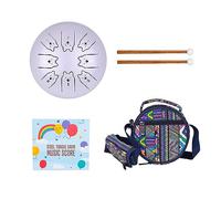 8-Tone Acciaio Tongue Drum C Chiave Strumento A Percussione Handpan Tamburo Unico 12 Zodiac Drum Per Principianti Bambini