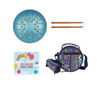 8 Tone Steel Tongue Drum Percussion Instrument Handpan Drum 12 Ethereal Drum per guarigione concerto, yoga