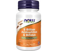 8 trilioni di capsule Acidophilus & Bifidus 60 Veg Now Foods