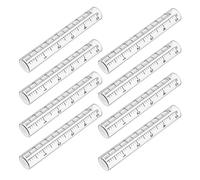 8 tubi di ricambio in per pluviometro, misuratore di livello trasparente