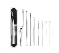 8 vassoi per sterilizzazione barbicide con coperchio trasparente, contenitore sterilizzatore per strumenti per manicure e disinfezione pulita