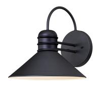 8 W Lampada Parete LED Walter Nero Esterno Luci Dimmerabile IP44
