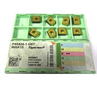 8 Walter Inserti per la Fresatura P45424-1-G67 WAK15 Nuovo H52436