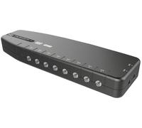 8-Way Satellite Signal Booster, Rosso a Norma - SLX