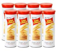 8 x 100g San Carlo Chips Dore' Classico, Maxitubo Patatine Ondulate Croccanti.