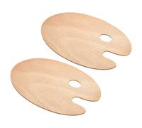 8" x 12" Vernice Vassoio Tavolozza, 2pz con Pollice Buco Ovale