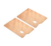 8" x 12" Vernice Vassoio Tavolozza, 2pz con Pollice Buco Quadrato
