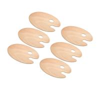 8" x 12" Vernice Vassoio Tavolozza, 6pz con Pollice Buco Ovale
