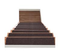 8"x 30" 15 pezzi gradini for scale in moquette antiscivolo con supporto in gomma, perfetti for animali domestici e anziani