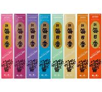 8 x 50 Bastoncini Incenso Giapponese MORNING STAR Nippon Kodo Profumo Floreale