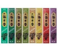 8 x 50 Bastoncini Incenso Giapponese MORNING STAR Nippon Kodo Profumo LegnoFiori