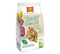 8 x 65g San Carlo Veggy Good, Triangolini di Mais e Patata Viola, Snack Senza Glutine.