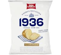 8 x 70g San Carlo 1936 Il Cartoccio Patatine Grandi, Spesse e con la Buccia, Senza Glutine.