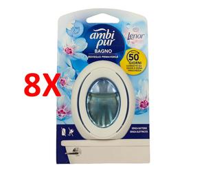8 X Ambipur Bagno Proumatore Per Ambienti Risveglio Primaverile