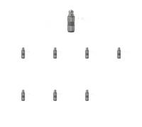 8 x Bicchiere punteria valvole vika per AUDI, SEAT, SKODA, VW A1, A2, A3