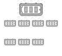 8 x Bobina d'accensione BorgWarner (BERU) per ALPINA, BMW, LAND ROVER, MG