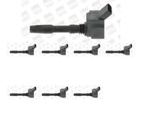 8 x Bobina d'accensione BorgWarner (BERU) per ASTON MARTIN, AUDI, BENTLEY